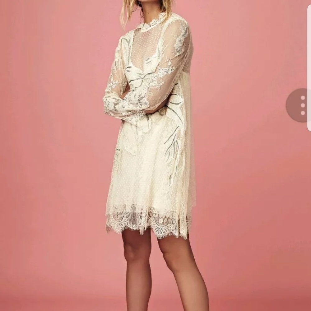 Free people lace mini dress - Picture 4 of 4
